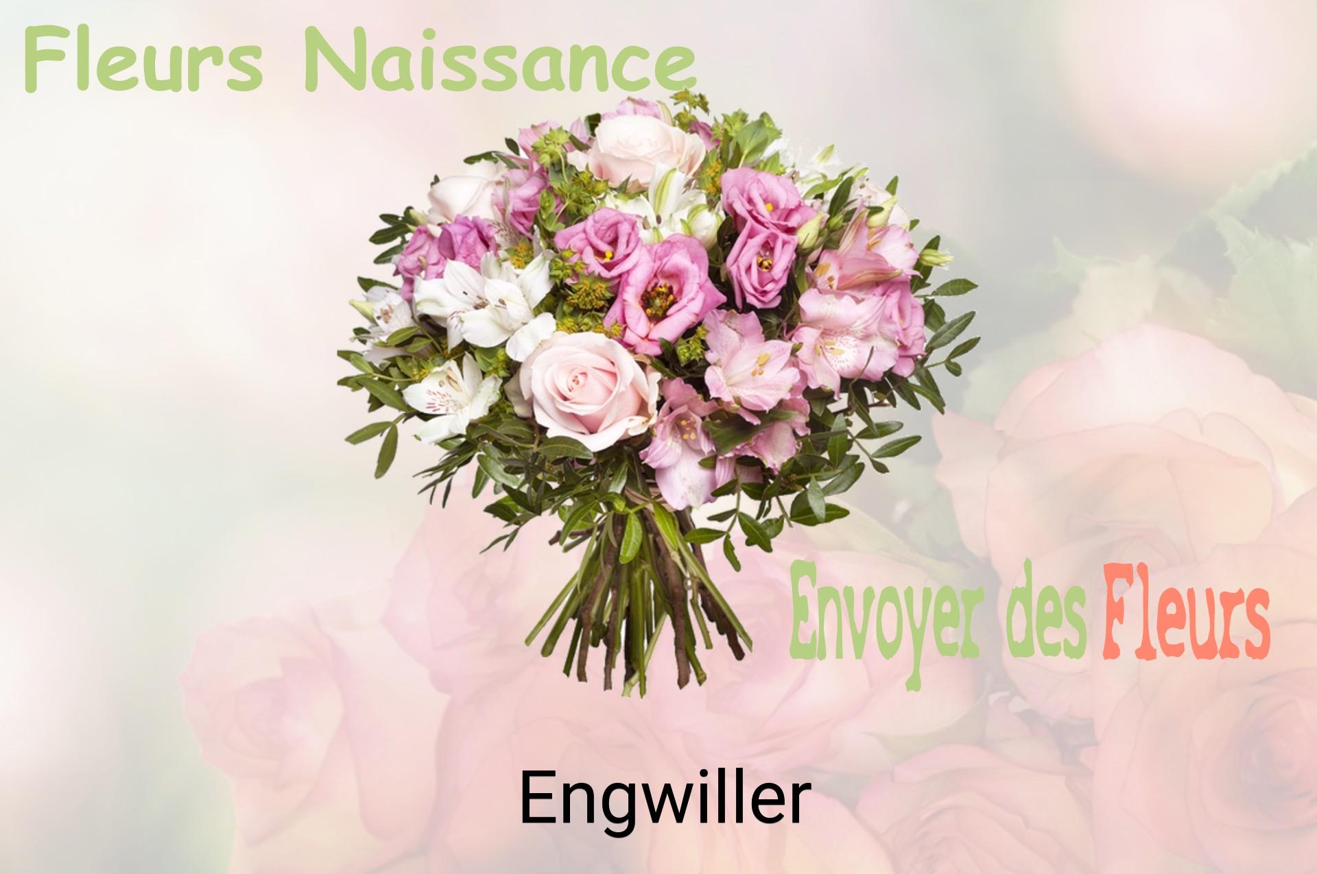 Bouquet de fleurs de naissance livré à Engwiller